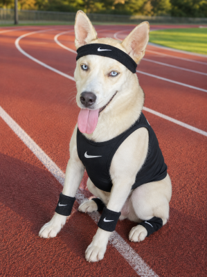 SIBERIAN HUSKY white BLUE EYES picture 4